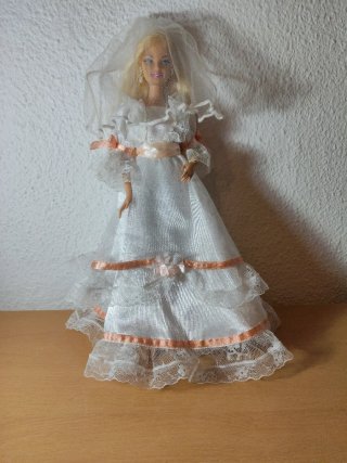Barbie. Abito da sposa con velo. Rif. 162
