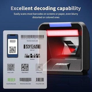 Scanner Codice a Barre Omnidirezionale 2D NETUM