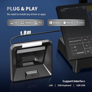 Scanner Codice a Barre Omnidirezionale 2D NETUM