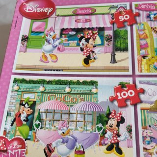 Puzzle Disney Minnie Mouse Multi 4 Puzzles