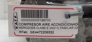 Compressore aria condizionata Mercedes-Benz Classe E (W211) Familiar 220 T CDI (211.206)