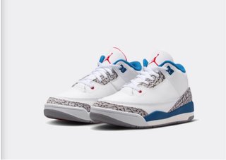 Jordan 3 Azul y Blanco