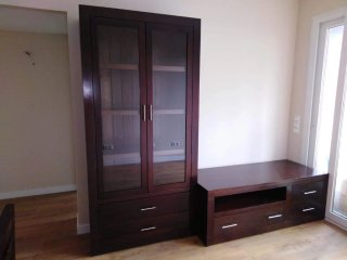 Conjunto Muebles Salón Completo Wengué