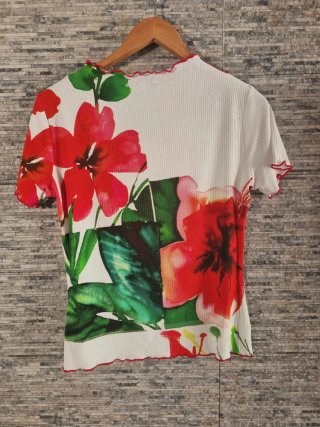 Desigual camiseta canalé talla XL