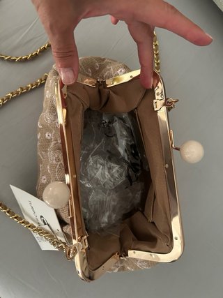 Bolso Vintage TURBOBAGS Beige/Marrón Nuevo