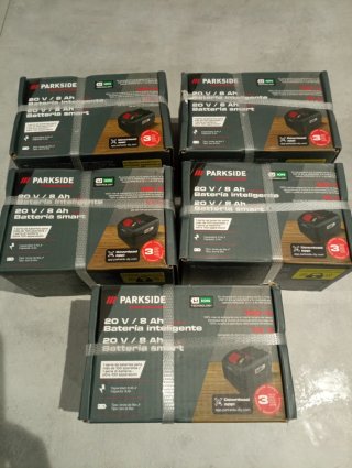 Parkside 20V/8Ah Batteria smart