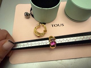 Conjunto Tous Oro y Rosa