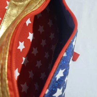 Mochila Wonder Woman Estrellas y Lentejuelas