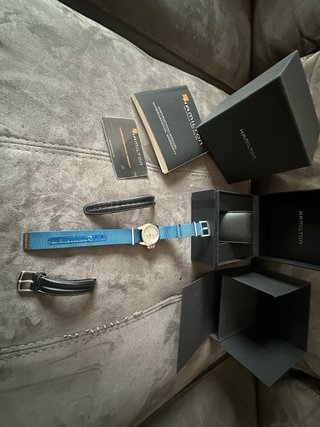 Hamilton Khaki Action - Reloj Azul y Plateado
