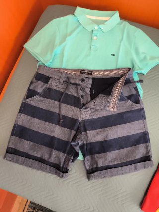 Conjunto Chico 2 Camisetas y Pantalón Corto