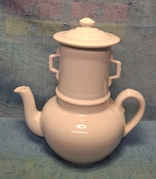 Caffettiera Teiera Ceramica Bianca