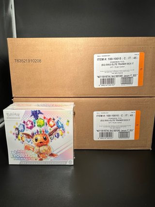 CASE Sealed ETB Pokemon ITA Evoluzioni Prismatiche
