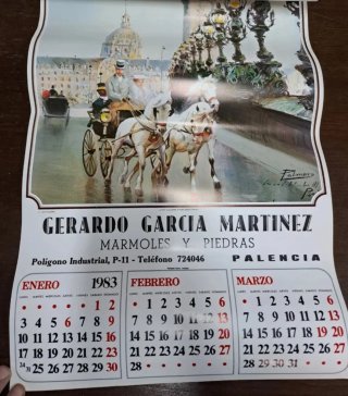 Lote 3 calendari antichi
