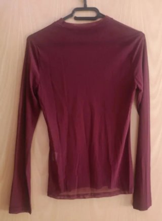 Camiseta de gasa morada
