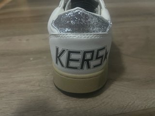 Golden Goose Sneakers Blancas y Plateadas