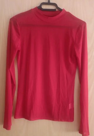 Camiseta de gasa roja