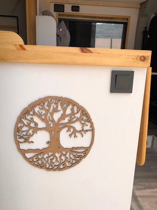 Retablo Camper Árbol de la Vida Círculo