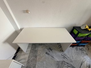 Mesa escritorio blanca 155x67 cm