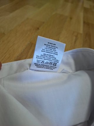 Camisa de manga larga blanca a estrenar talla L