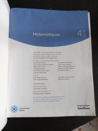 Matemàtiques, 4 ESO, Projecte Construint mons
