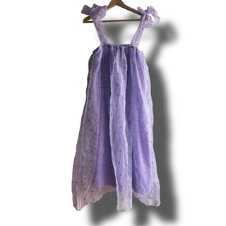Vestido Zara Lila Organza Edición Limitada