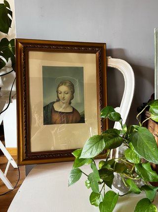 Quadro Madonna con cornice dorata