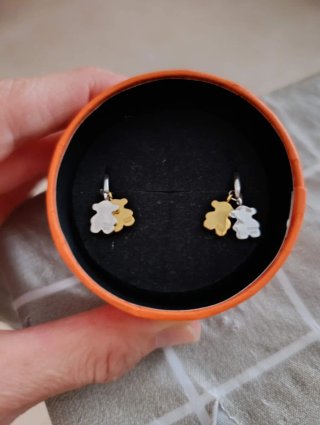 Pendientes Tous Ositos Oro y Plata