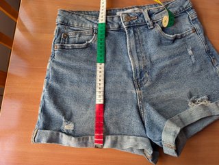 Shorts vaqueros Stradivarius azules
