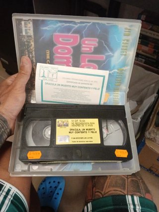 Pelí VHS Drácula VIDEO CLUB