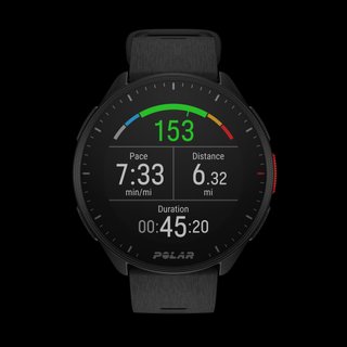 Reloj Inteligente Cardio GPS Polar Pacer Negro