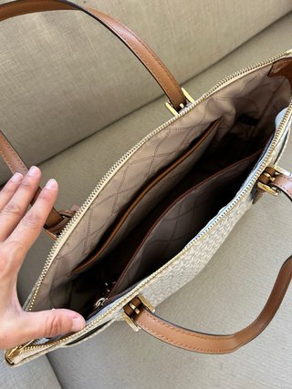 Bolso Michael Kors MK Tote Beige/Marrón