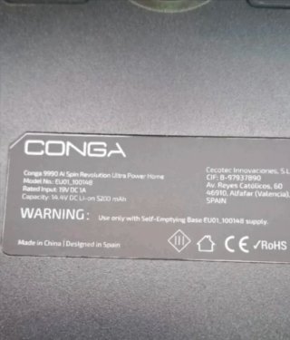 Robot Aspirador Cecotec Conga 9990 AI Spin/OFERTA