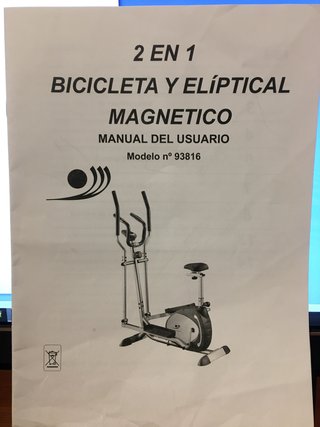 Elíptica y Bicicleta Magnética 2 en 1