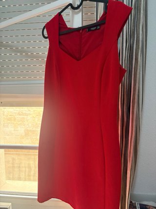 Vestido Mango Rojo