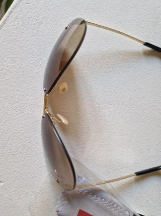 Gafas Ray-Ban Aviador Marrón y Dorado