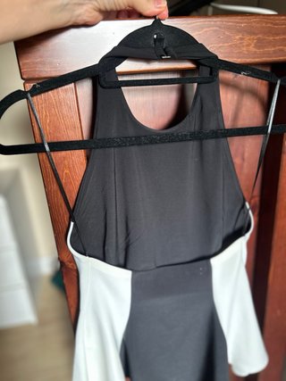 Top Zara Negro y Blanco