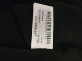 Pantalón Palazzo Zara Negro Aberturas
