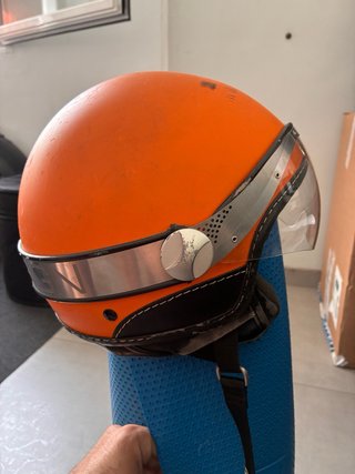 Casco Momo Design Naranja