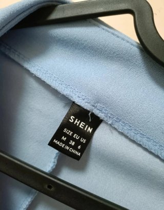 Falda pantalón azul con cordones