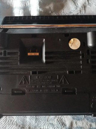 Radio Cassette Philips Negra