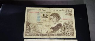 3 Billetes 100 Pesetas Banco de España