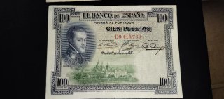 3 Billetes 100 Pesetas Banco de España