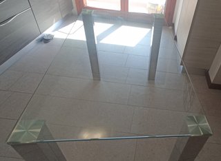 Tavolo Bizzotto Vetro 120x70 cm