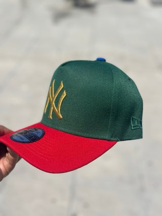 Gorra New Era NY Verde y Roja