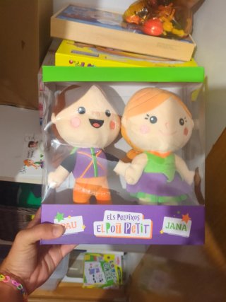 Peluches El Pot Petit Pau y Jana