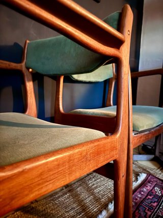 2 Sillas Mid Century Madera