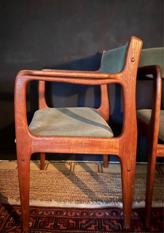 2 Sillas Mid Century Madera