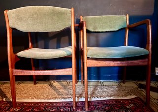 2 Sillas Mid Century Madera