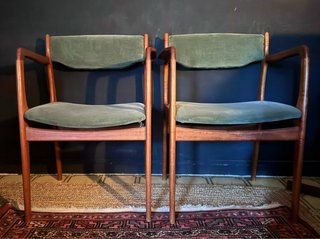 2 Sillas Mid Century Madera