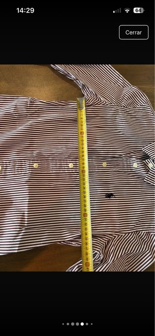 Camisa Polo Ralph Lauren Rayas Morado/Blanco